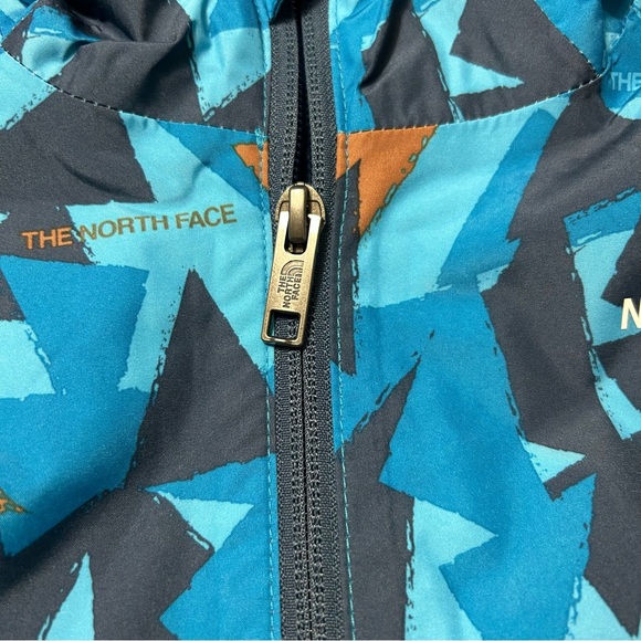 The North Face Kids Freedom Insulated Jacket Acoustic Blue Triangle Camo 3T 5T - Picture 6 of 14